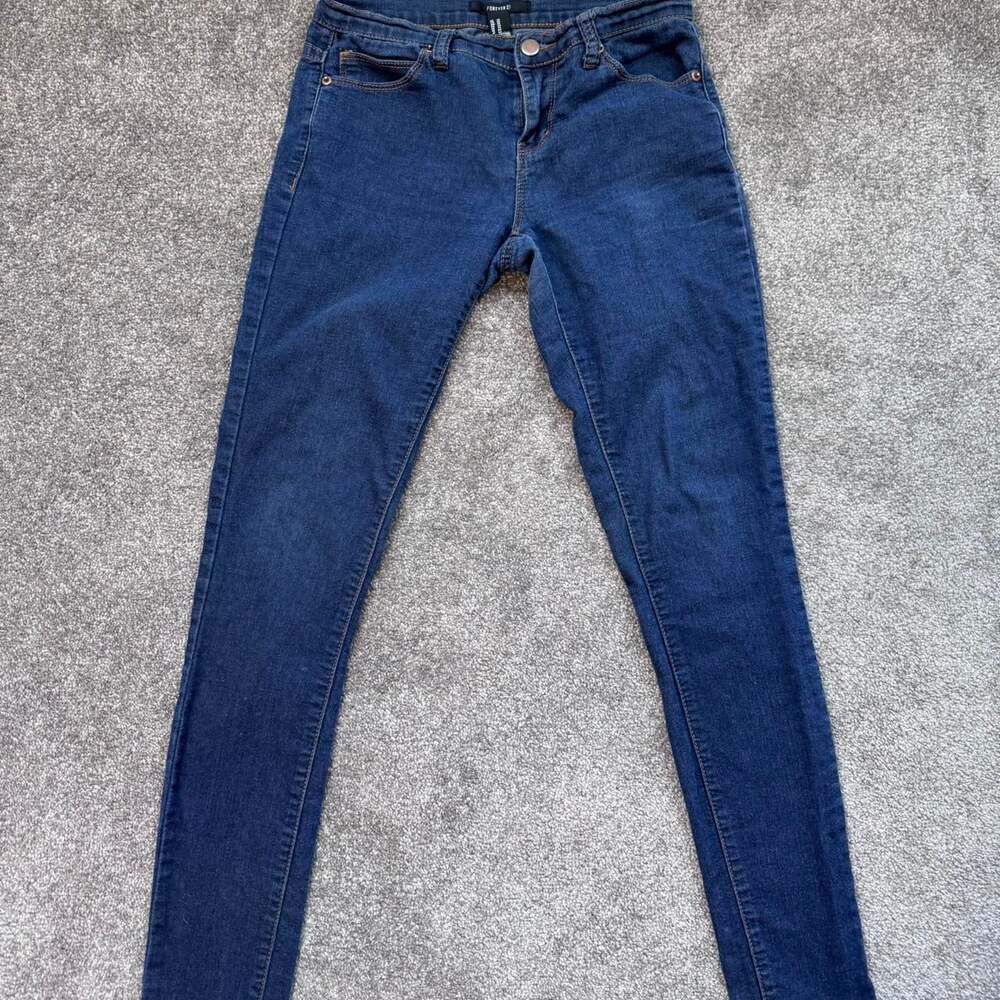 Forever 21 Women's Navy and Blue Jeans